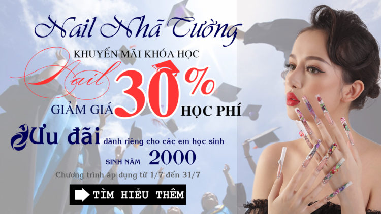 Khuyến mãi khóa đào tạo nail dành riêng cho các em 2000