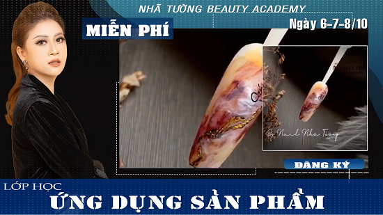 Lớp học nail Design Vân Đá, Đính Đá miễn phí