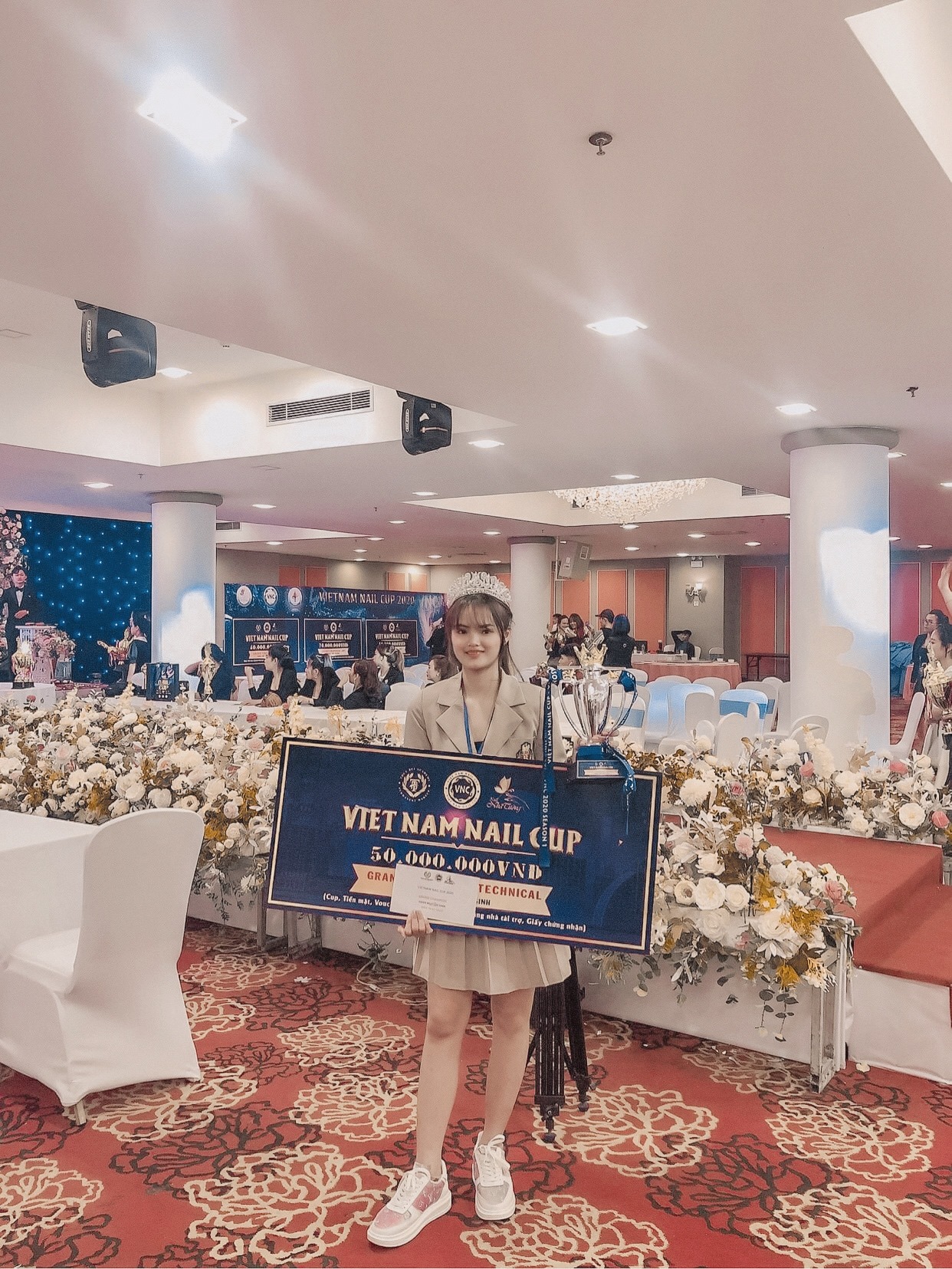 Học viên Nhã Tường Nail đạt vương miện toàn năng VNC 2020