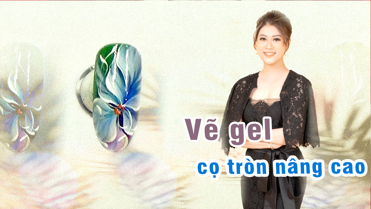 Hướng dẫn vẽ gel cọ tròn