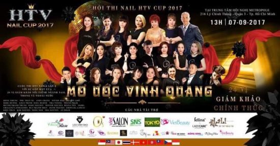 Học viên Nail Nhã Tường tham dự HTV Nail Cup 2017